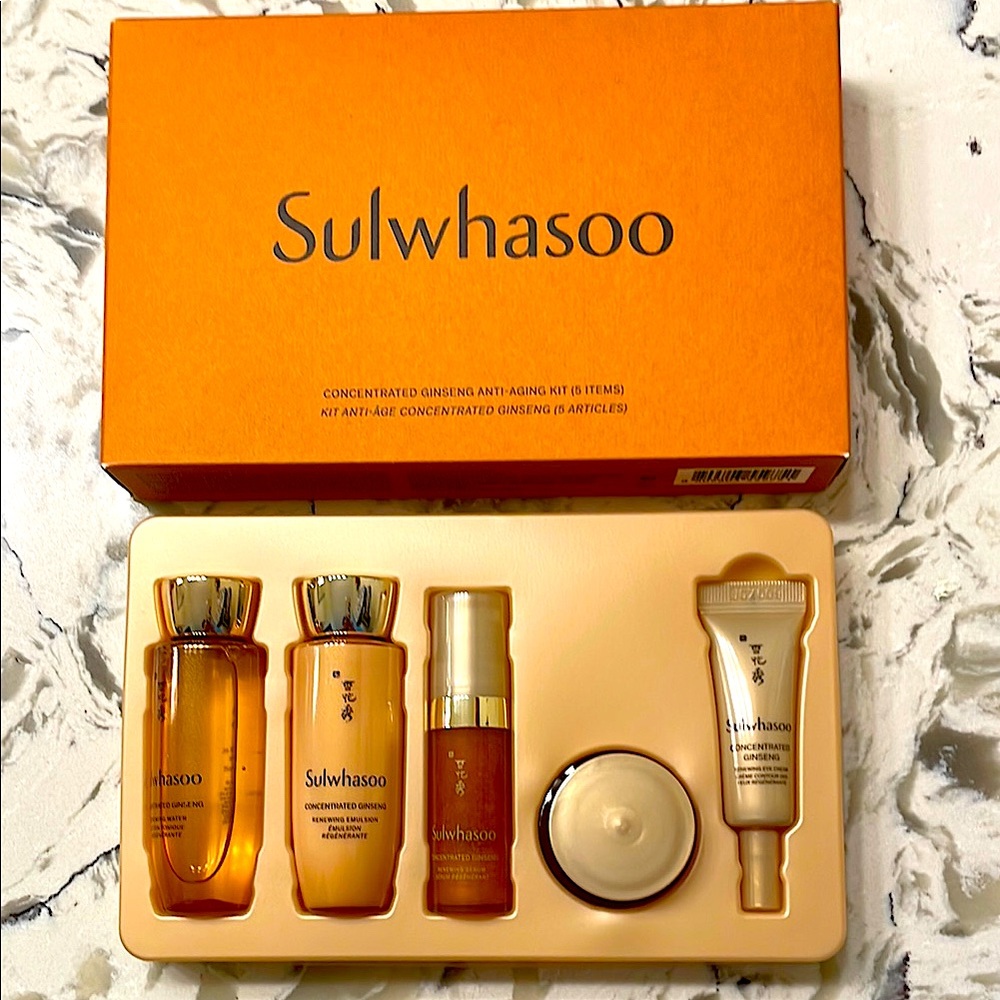 Sulwhasoo Concentrated Ginseng Anti-Aging Kit (5 items)
